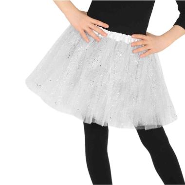 Gonna cm.30 Bianca Tulle con Brillantin |Guirca