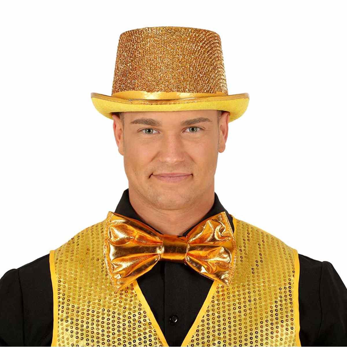 Papillon Tessuto Oro Rame Laminato cm.19 |Guirca