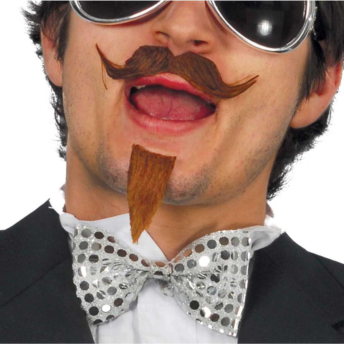 Papillon Paillettes Argento |Guirca