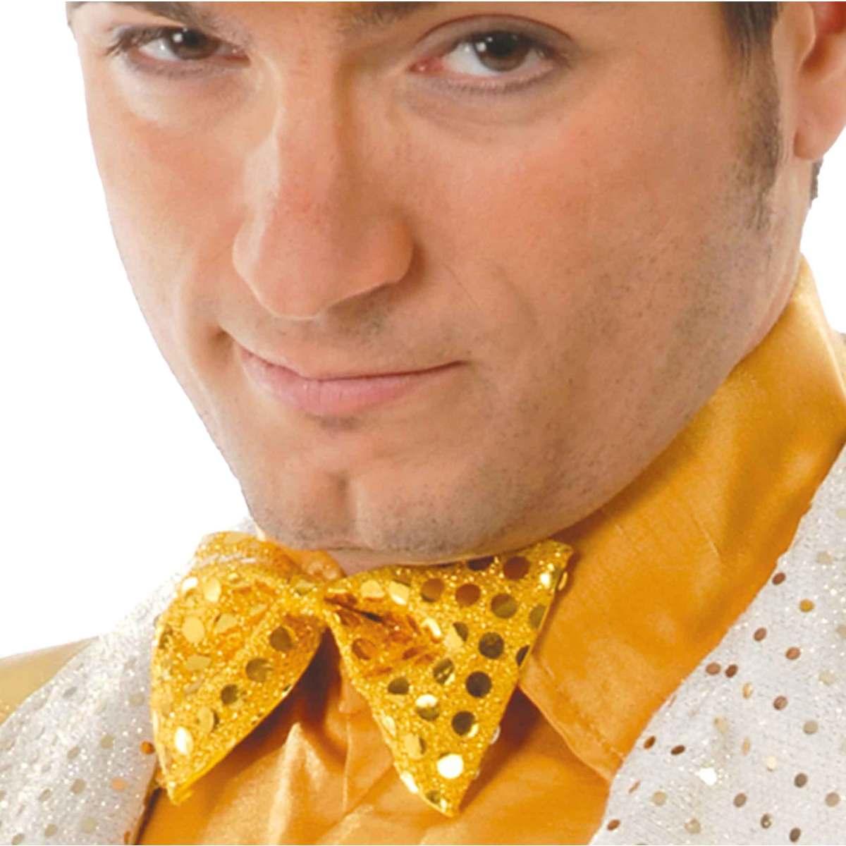 Papillon Paillettes Oro |Guirca