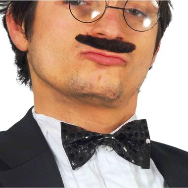 Papillon Paillettes Nero |Guirca