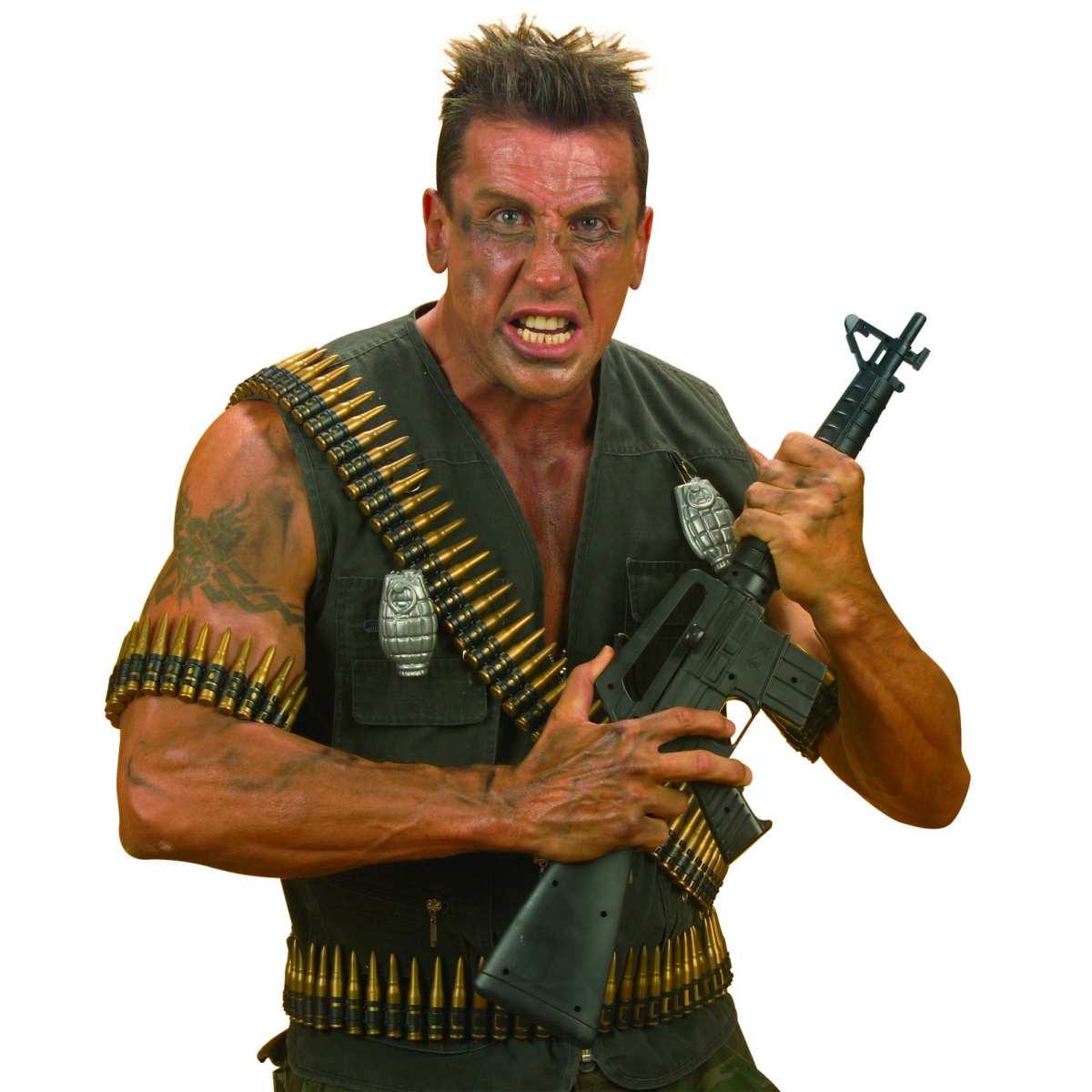 Cintura con 96 Munizioni Tracolla cm.140 |Widmann