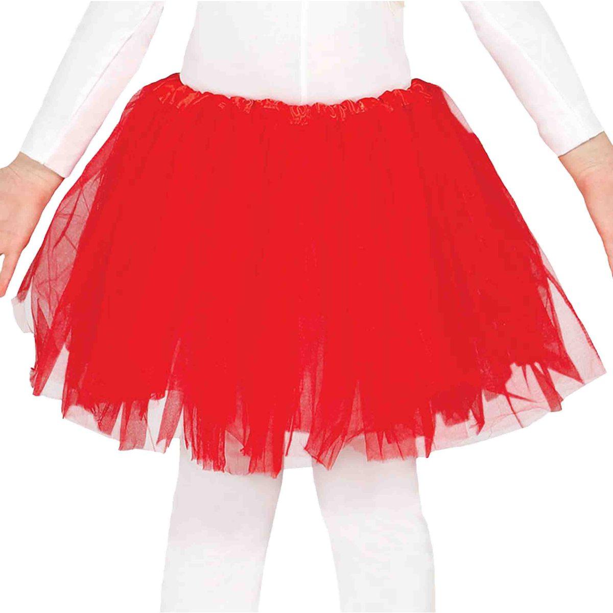 Gonna cm.30 Rossa Tulle |Guirca