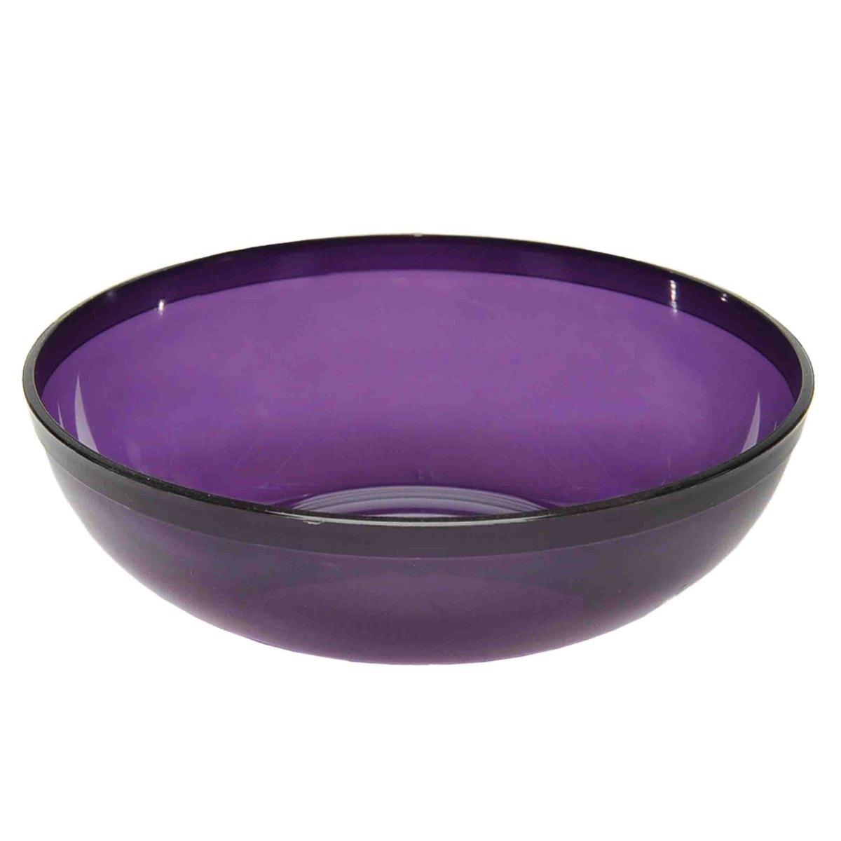 Insalatiera cm.Ø14 PVC Trasparenti Viola pz.4 | M2 Store