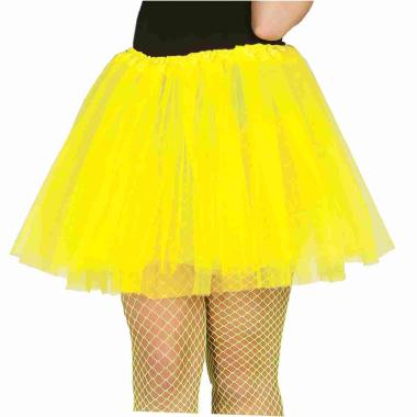 Gonna cm.40 Gialla Fluo Tulle |Guirca