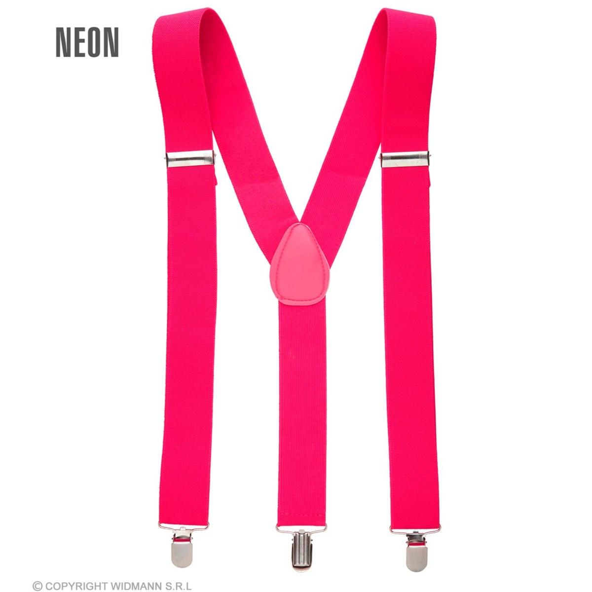 Bretelle Rosa Fluo Elasticizzate |Widmann