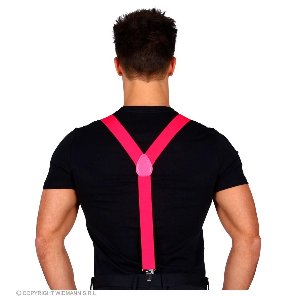 Bretelle Rosa Fluo Elasticizzate |Widmann