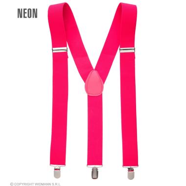 Bretelle Rosa Fluo Elasticizzate |Widmann