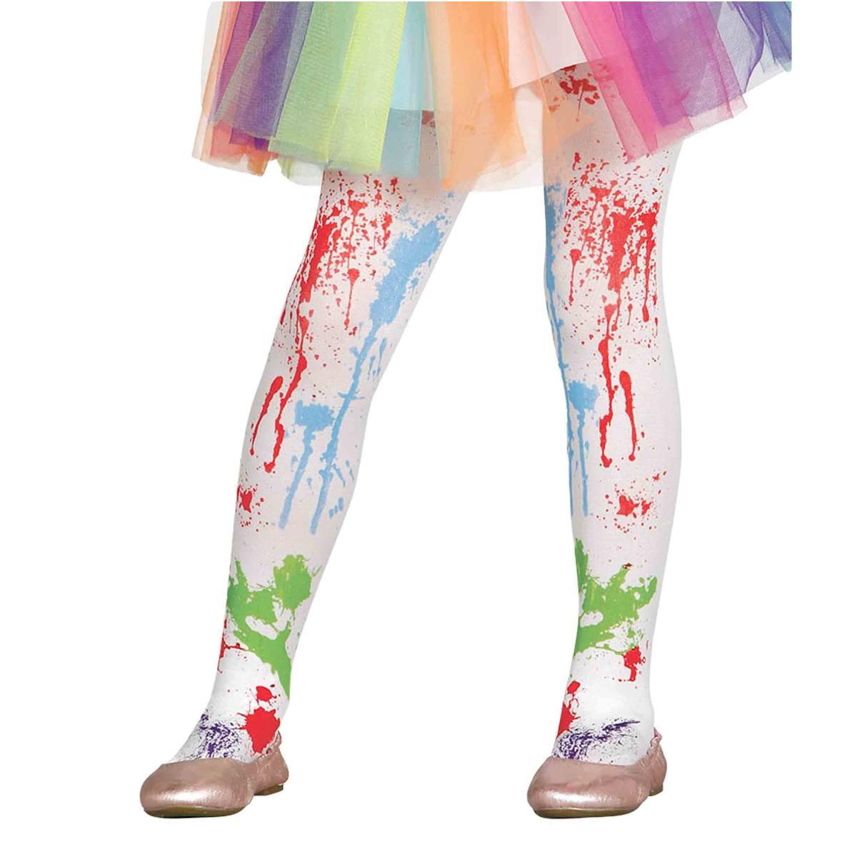 Collant Bianche con Macchie Baby 5/9 Anni |Widmann