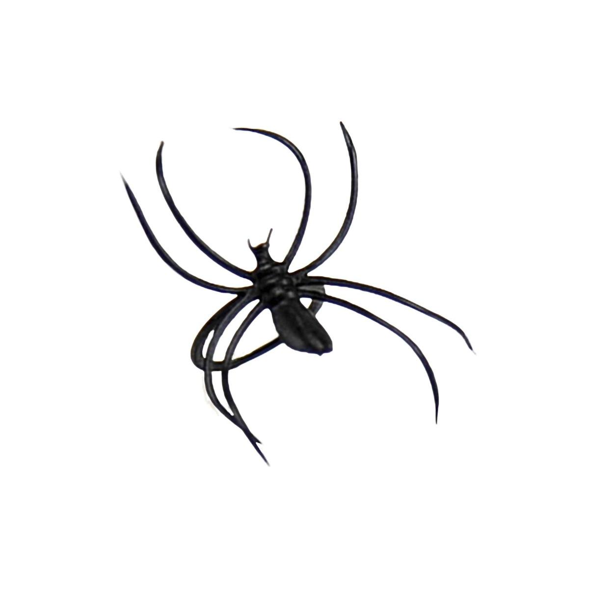 Ragno Nero PVC cm.3 Set pz.50 |Guirca