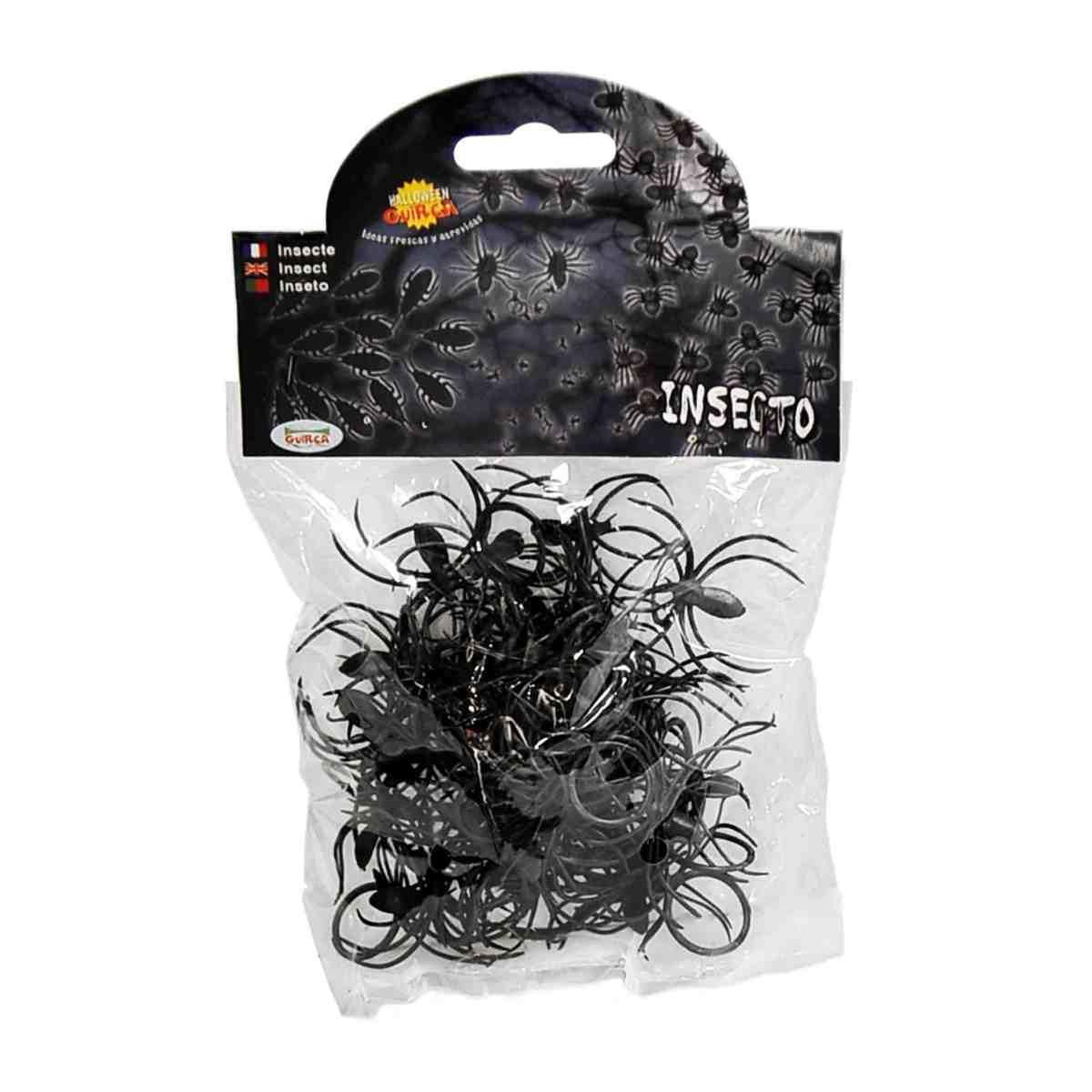 Ragno Nero PVC cm.3 Set pz.50 |Guirca