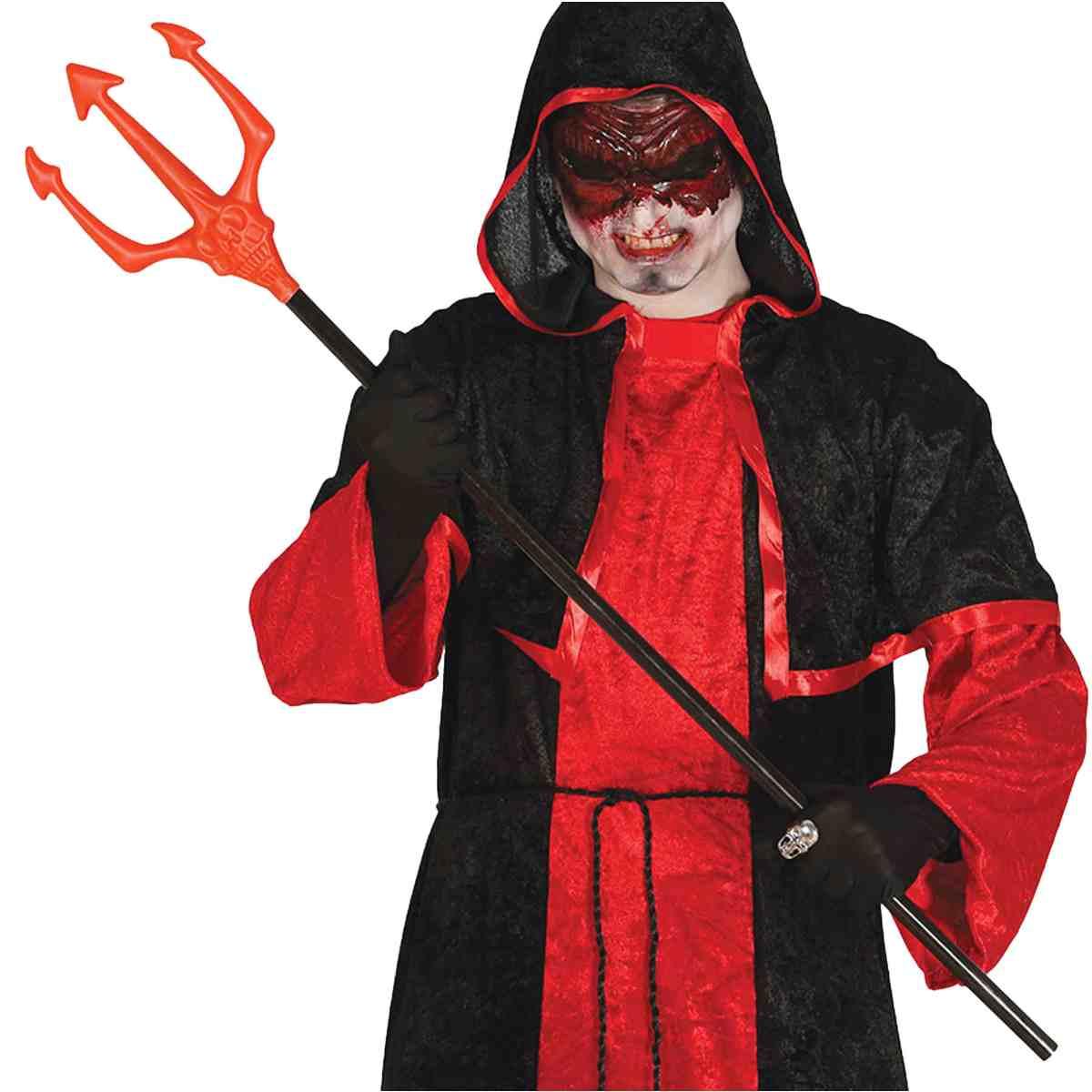 Tridente Diavolo con Teschio cm.17,5xh105 |Guirca