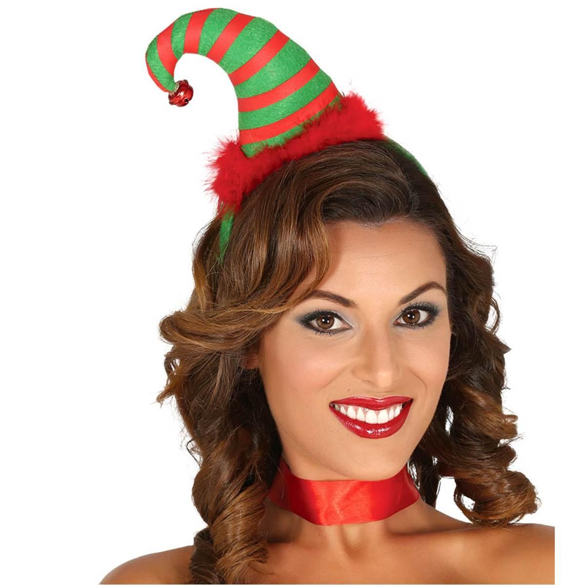 Cerchietto Elfo con Cappello e Campanello |M2 Store