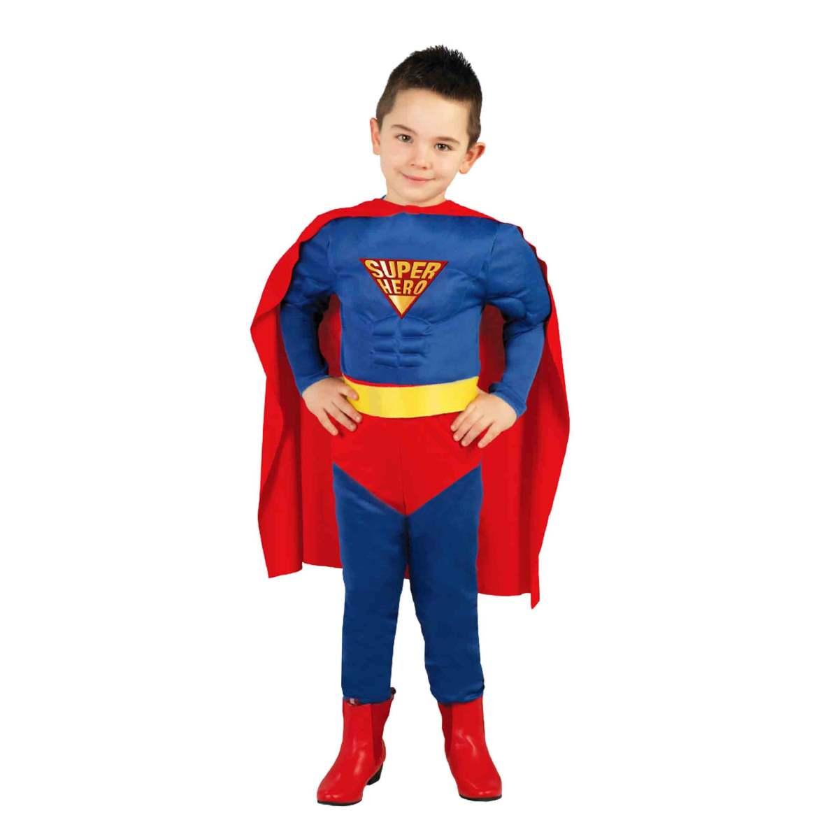 Costume Super Eroe Muscoloso |Guirca