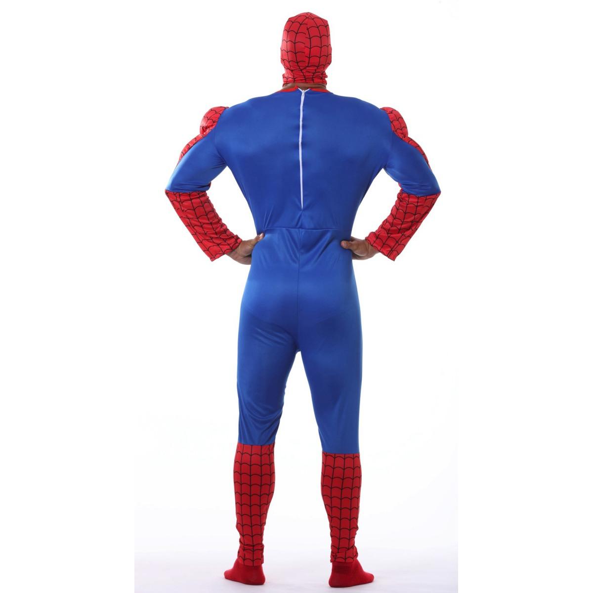Costume super eroe spider muscoloso