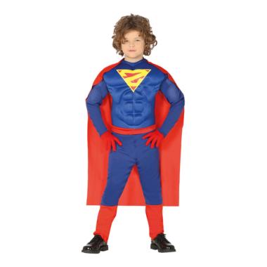 Costume Super Eroe Suoer con Muscoli |Guirca