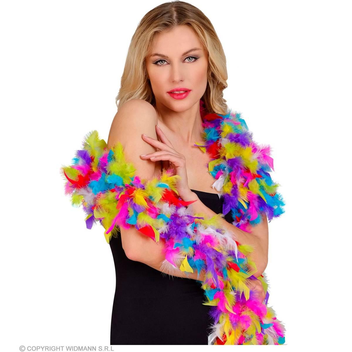 Boa di Piume cm.180 gr.80 Multicolor |Widmann