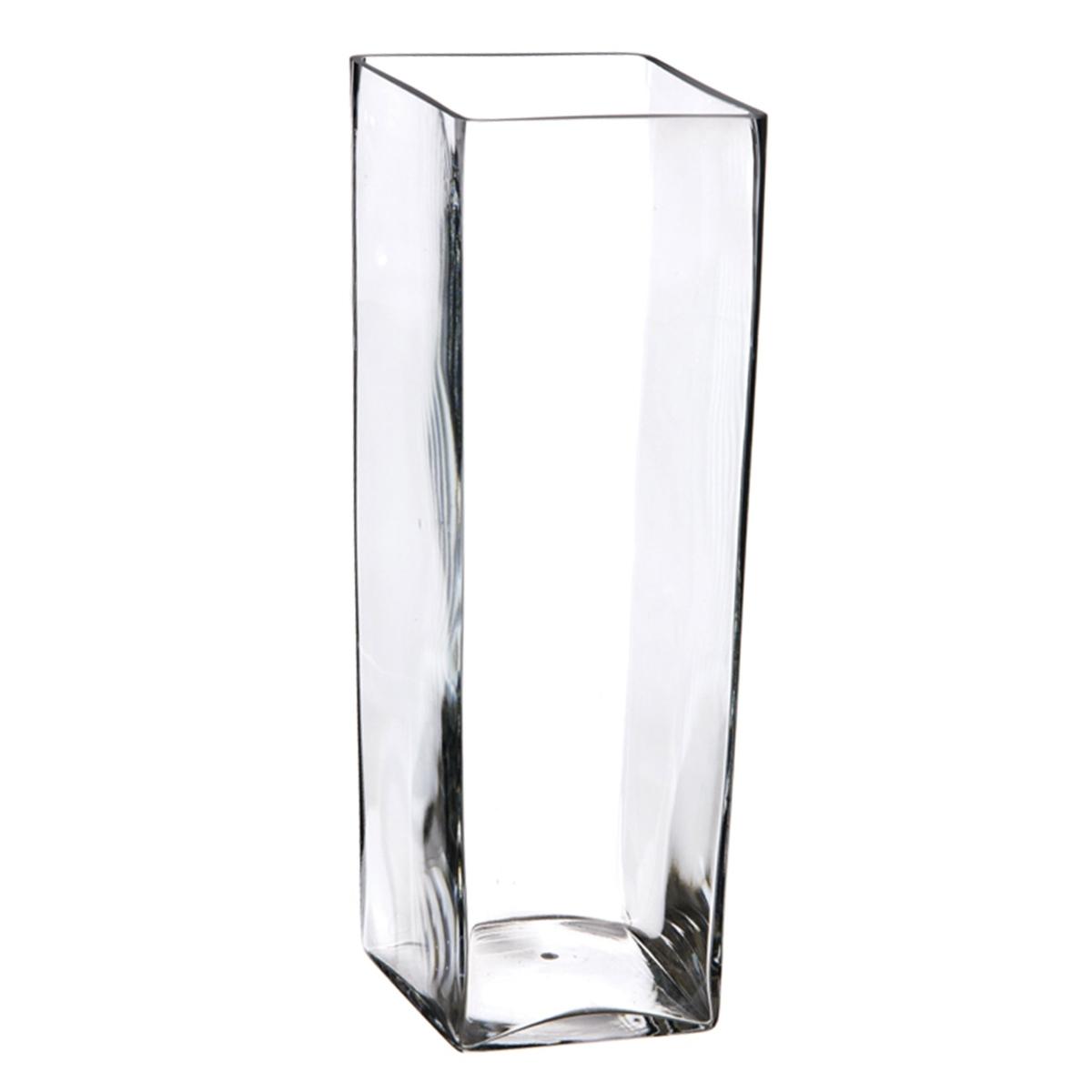 Vaso Vetro Cubo cm.17x17xh49,5 | Vacchetti