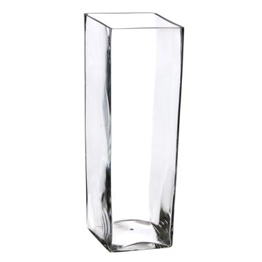 Vaso Vetro Cubo cm.17x17xh49,5 | Vacchetti