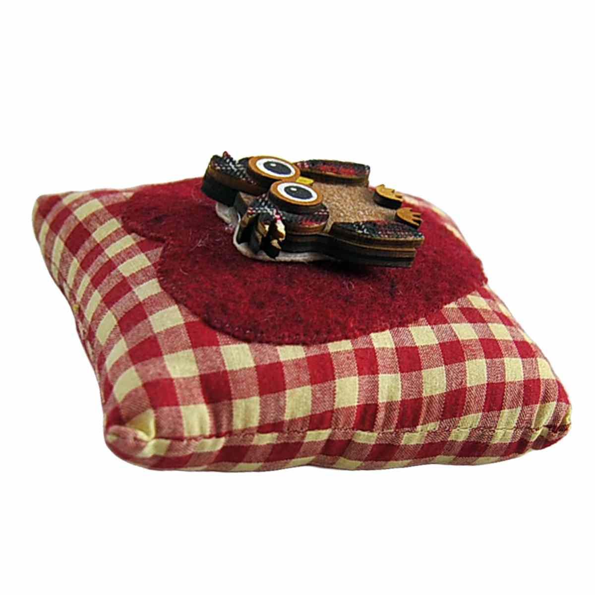 Cuscino Gufi Tessuto Mini cm.13x6x13