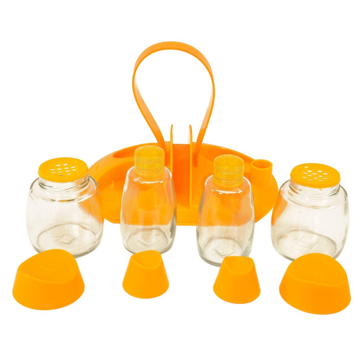 Menage Porta Spezie Herevin Arancio Set pz.4 | Gicos