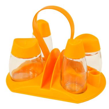Menage Porta Spezie Herevin Arancio Set pz.4 | Gicos