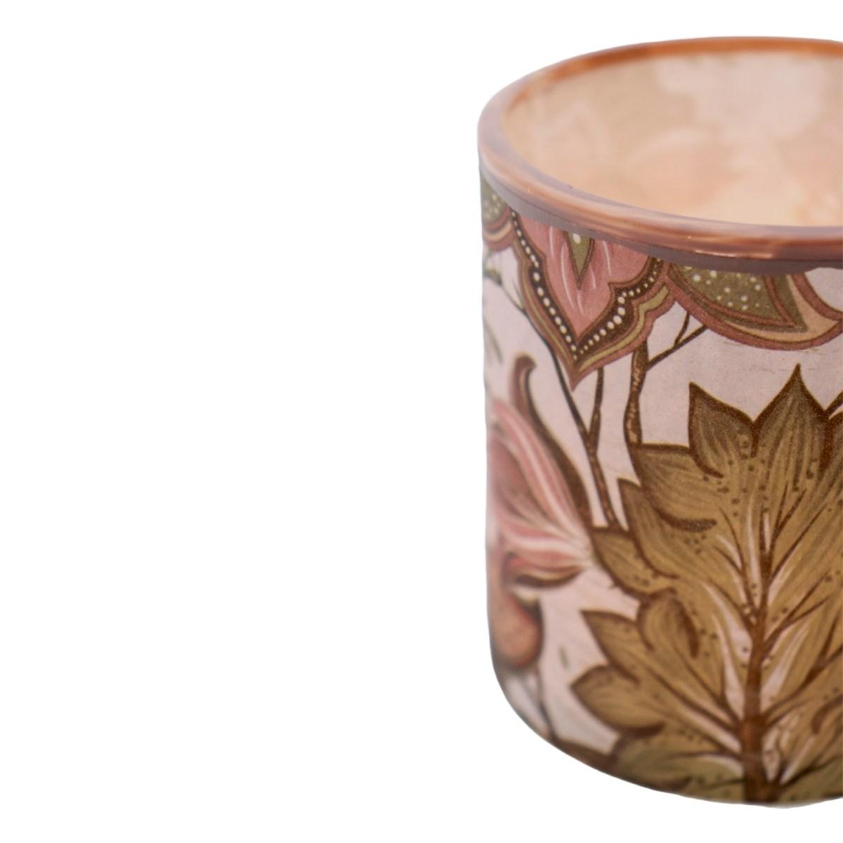 Portacandela Vetro Boho cm.7x8 |Innova