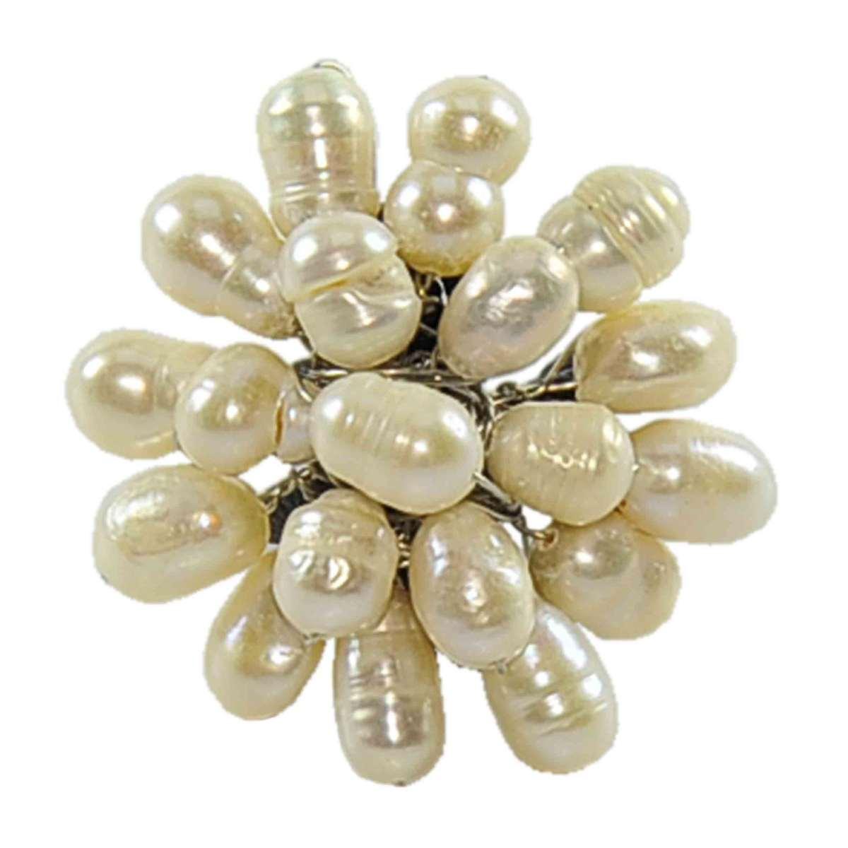 Anello Perline Beige cm.Ø3 |Carnival Toys