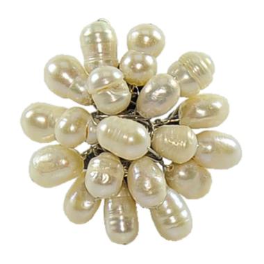 Anello Perline Beige cm.Ø3 |Carnival Toys