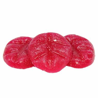 Candela Profumata Chips Mini Sugar Plumt. Rossa cm.4x3,5 |Chentchips