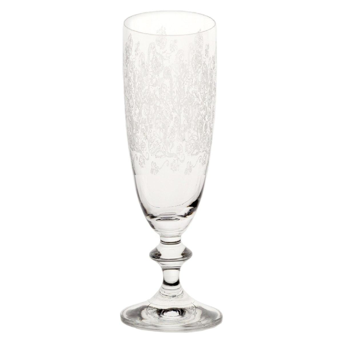 Bicchieri Vetro Set pz.6 Flute Estro ml.200 | Cre.Art