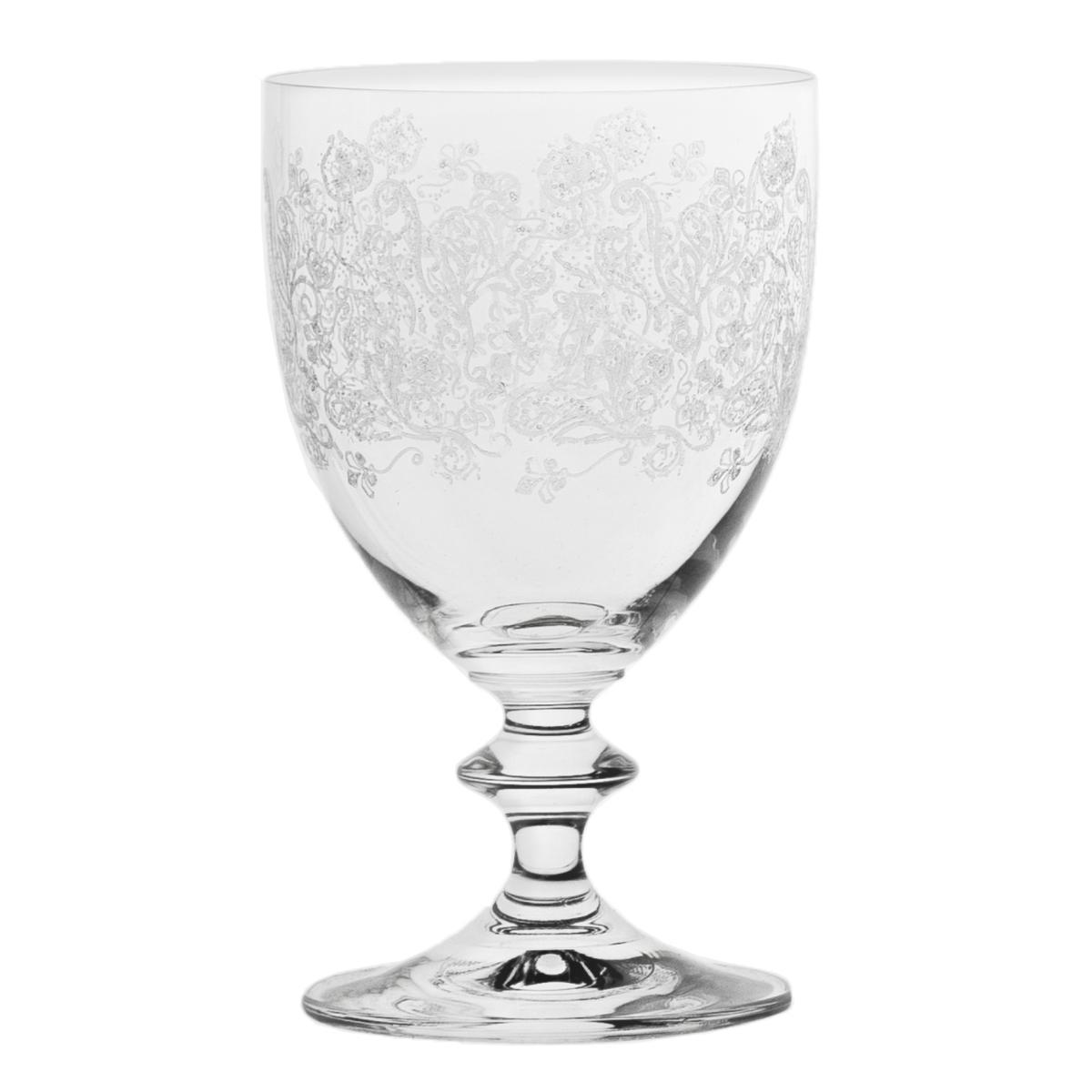 Bicchieri Vetro Set pz.6 Acqua Estro Calice ml.14,5 | Cre.Art