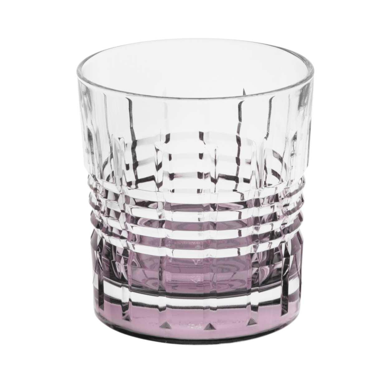 Bicchieri Vetro Set pz.6 Acqua Incontro Bicolore cl.9,5 | Cre.Art