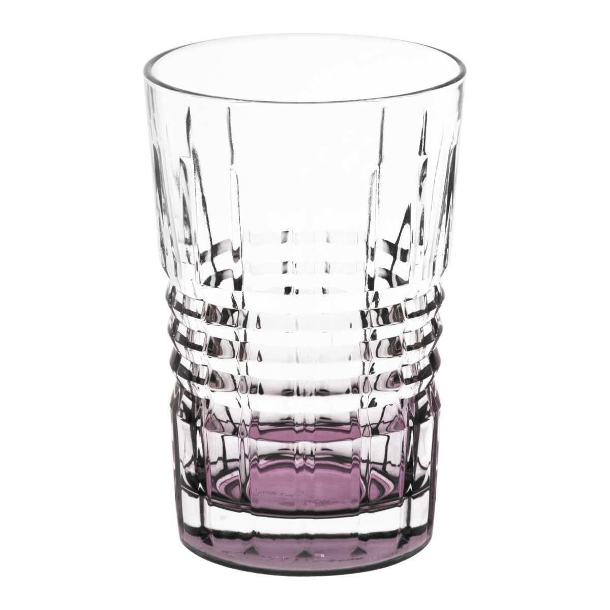 Bicchieri Vetro Set pz.6 Bibita Incontro Bicolore cl.12 | Cre.Art