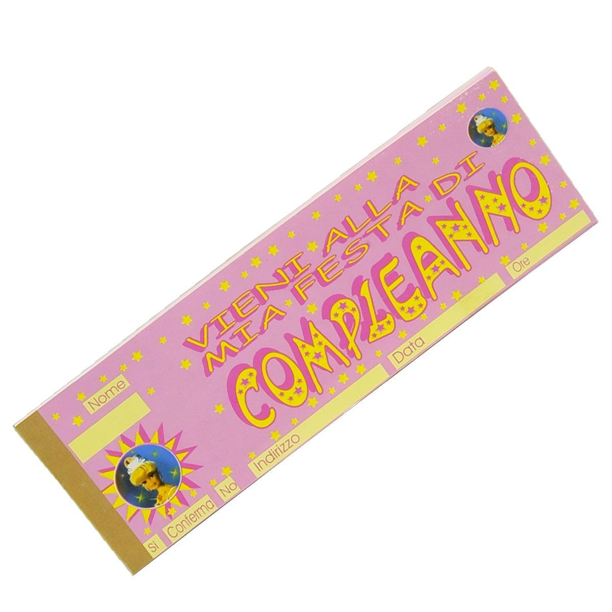 Biglietto Invito Principesse pz.20 |M2 Store