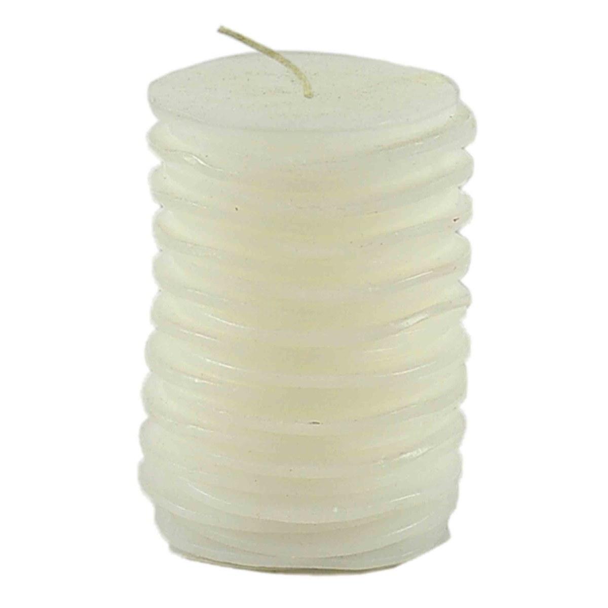 Candela h16 cm. Crazy Sfoglie Bianca | M2 Store