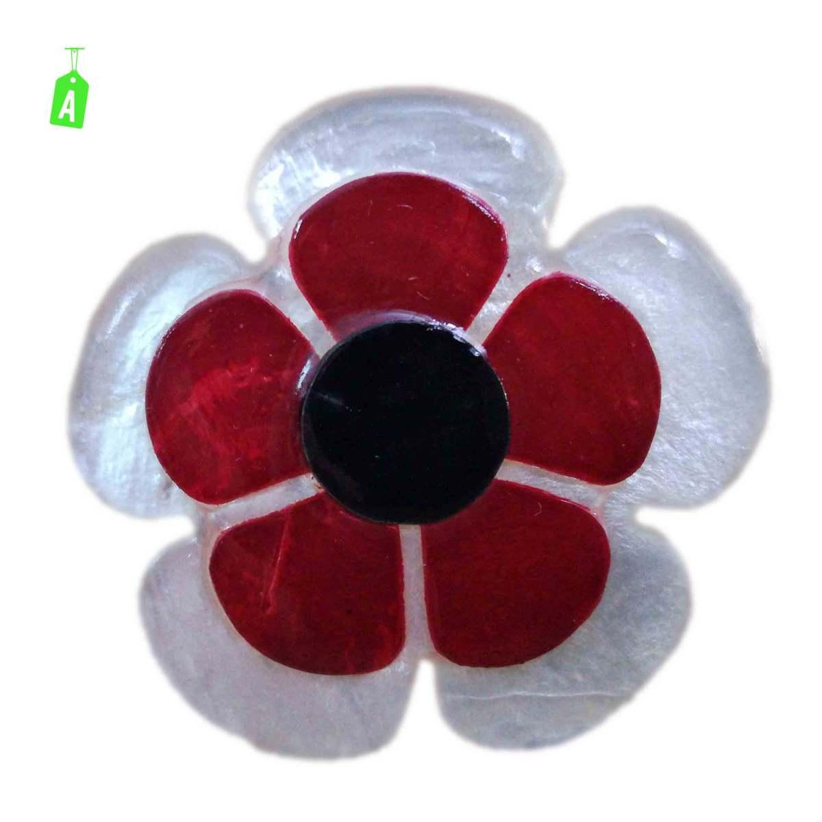 Anello Madreperla Fiore cm.3,5 6 Colori |Carnival Toys