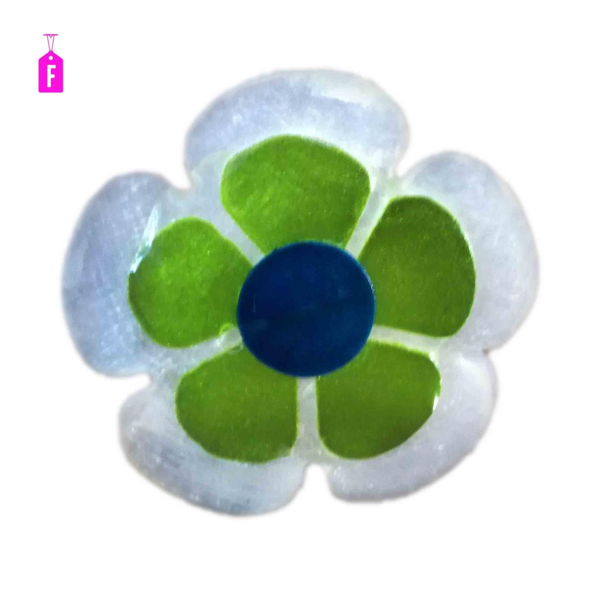Anello Madreperla Fiore cm.3,5 6 Colori |Carnival Toys