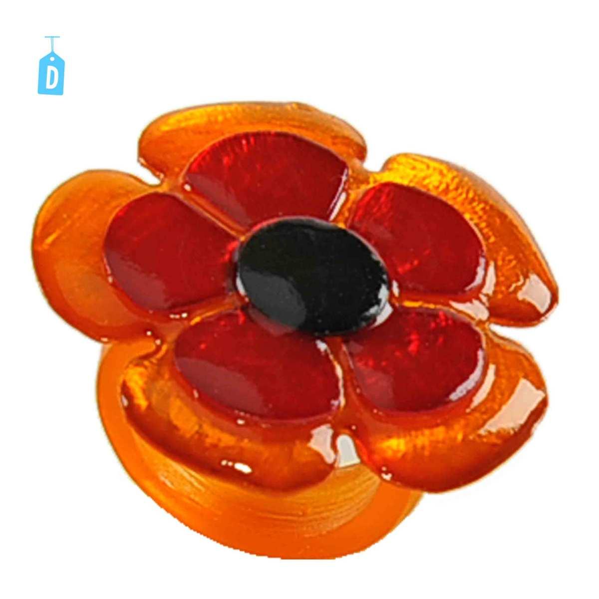 Anello Madreperla Fiore cm.3,5 5 Colori |Carnival Toys