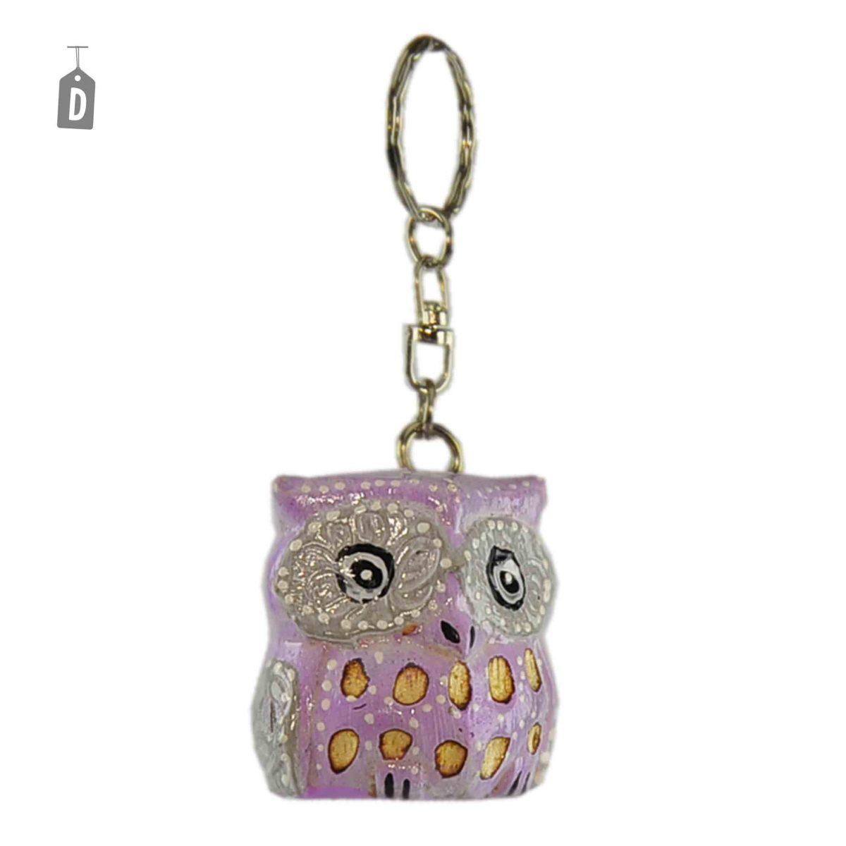 Portachiave Legno Gufi 5 Colori SUA10A | M2 Store