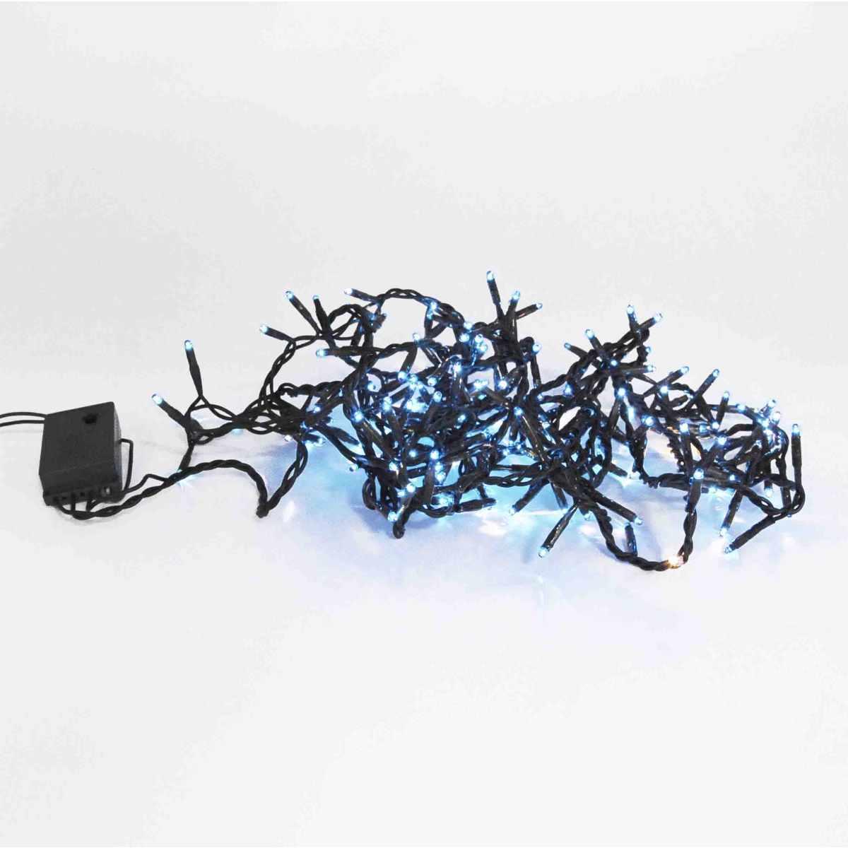 Luci Natale Interno 180 MiniLuci Natale Blu 8mt. con Giochi |Abm