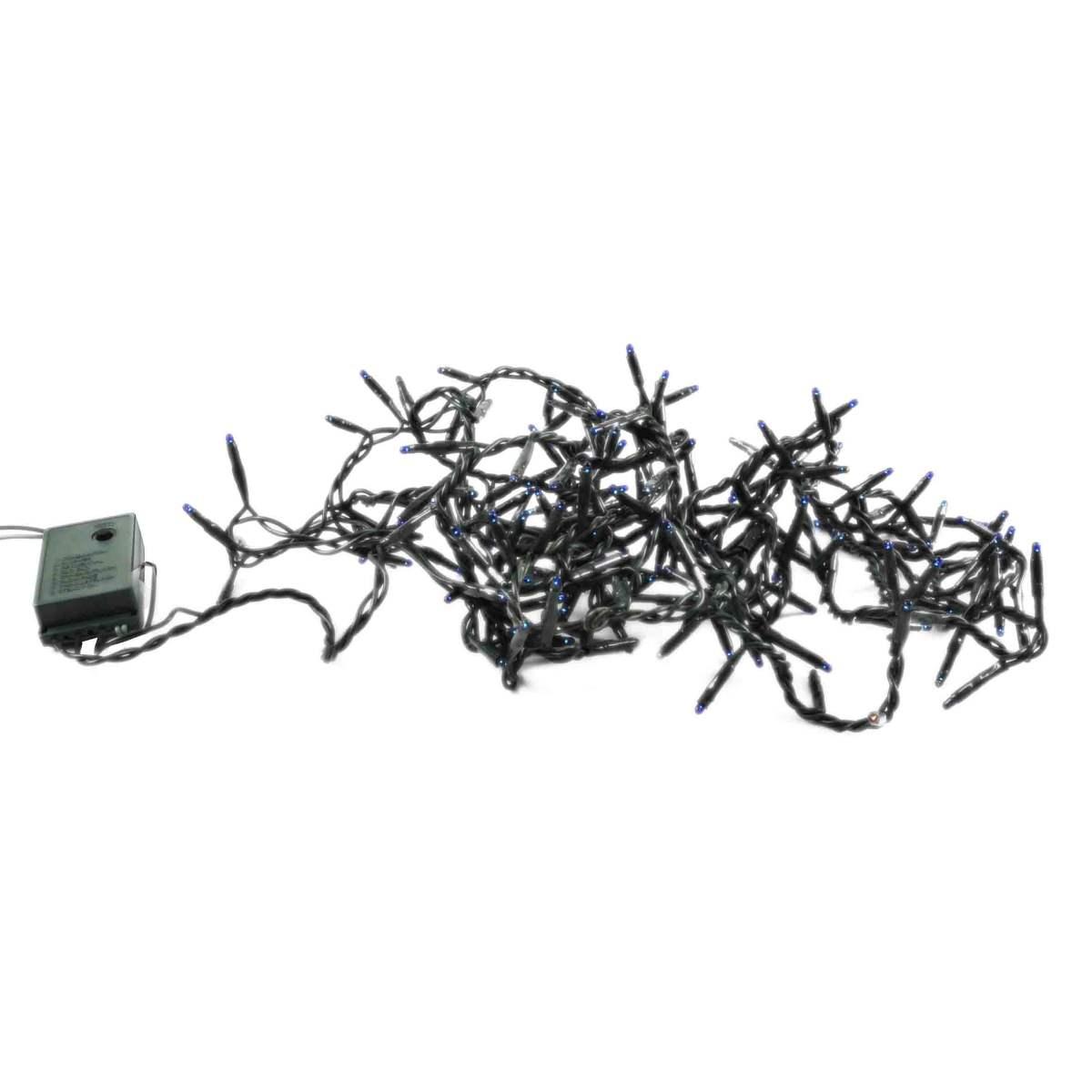 Luci Natale Interno 180 MiniLuci Natale Blu 8mt. con Giochi |Abm