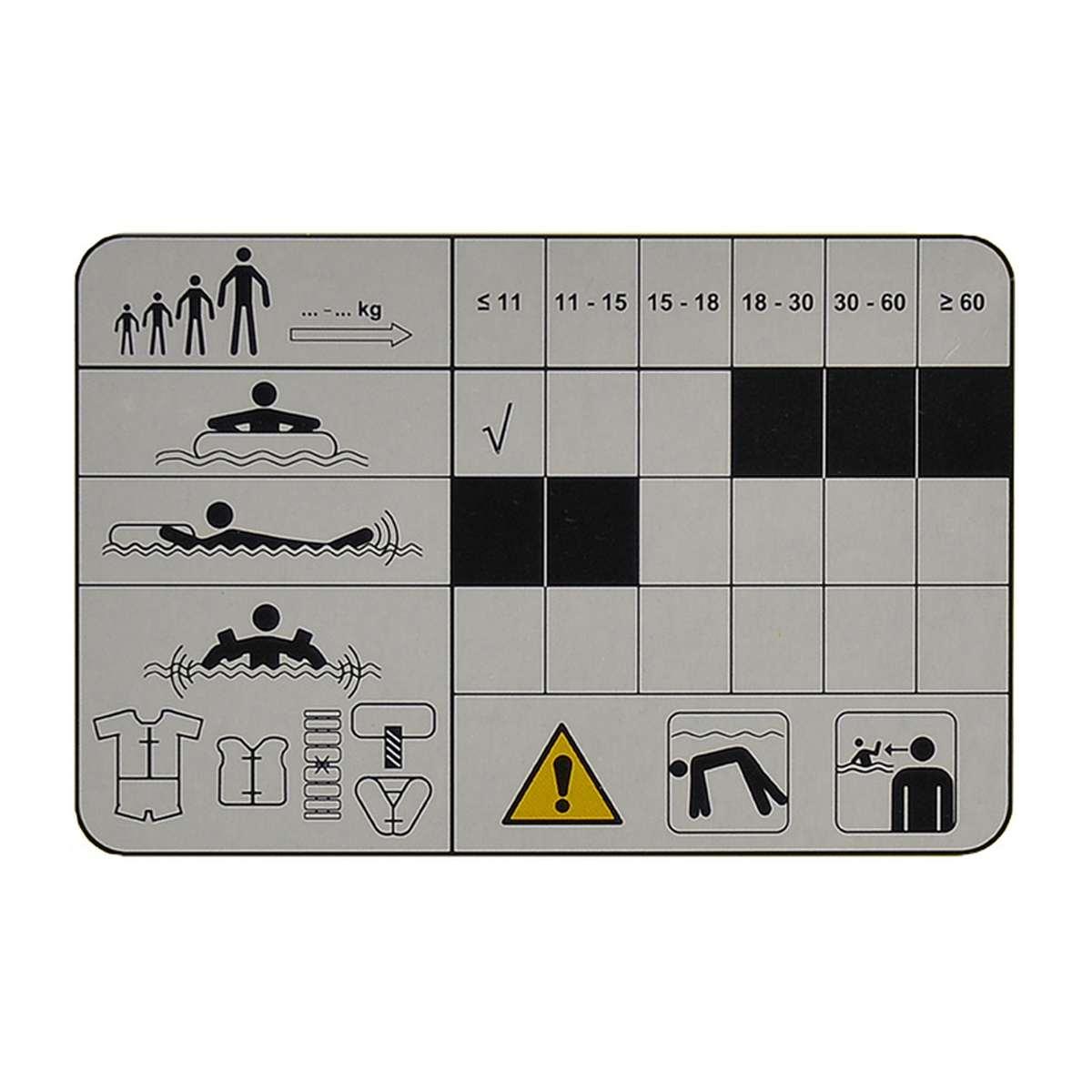 Ciambella Gonfiabile cm.69x69 Mutandina Tonda | M2 Store