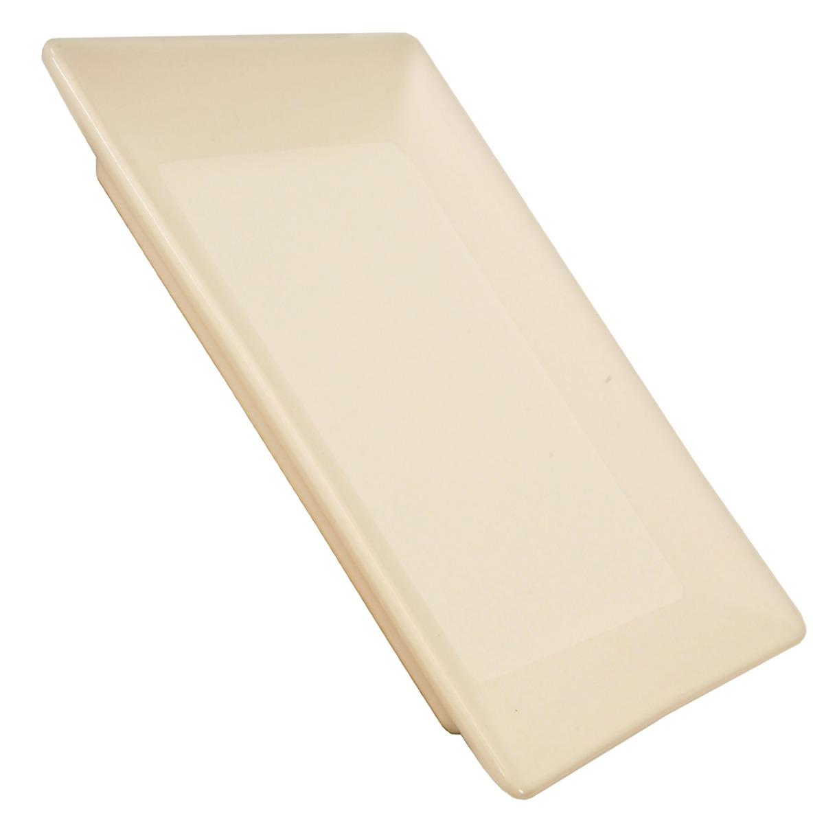 Piatto Tavola Ceramica cm.18x18 Bianco | M2 Store