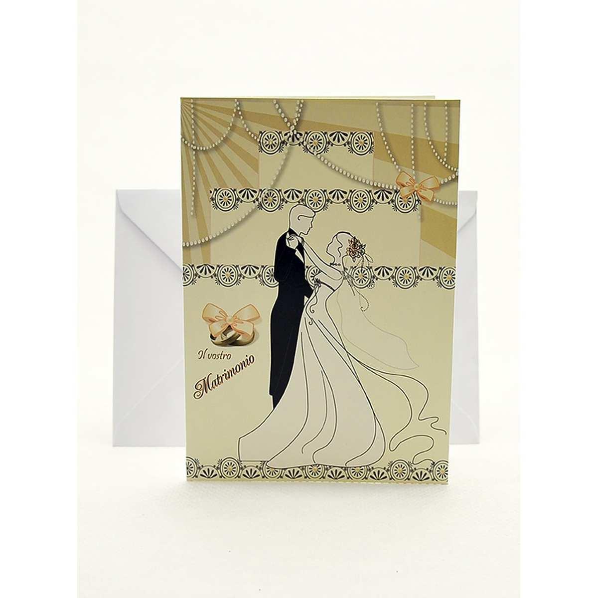 Biglietto Auguri Matrimonio cm.19xh13 6 Modelli |M2 Store