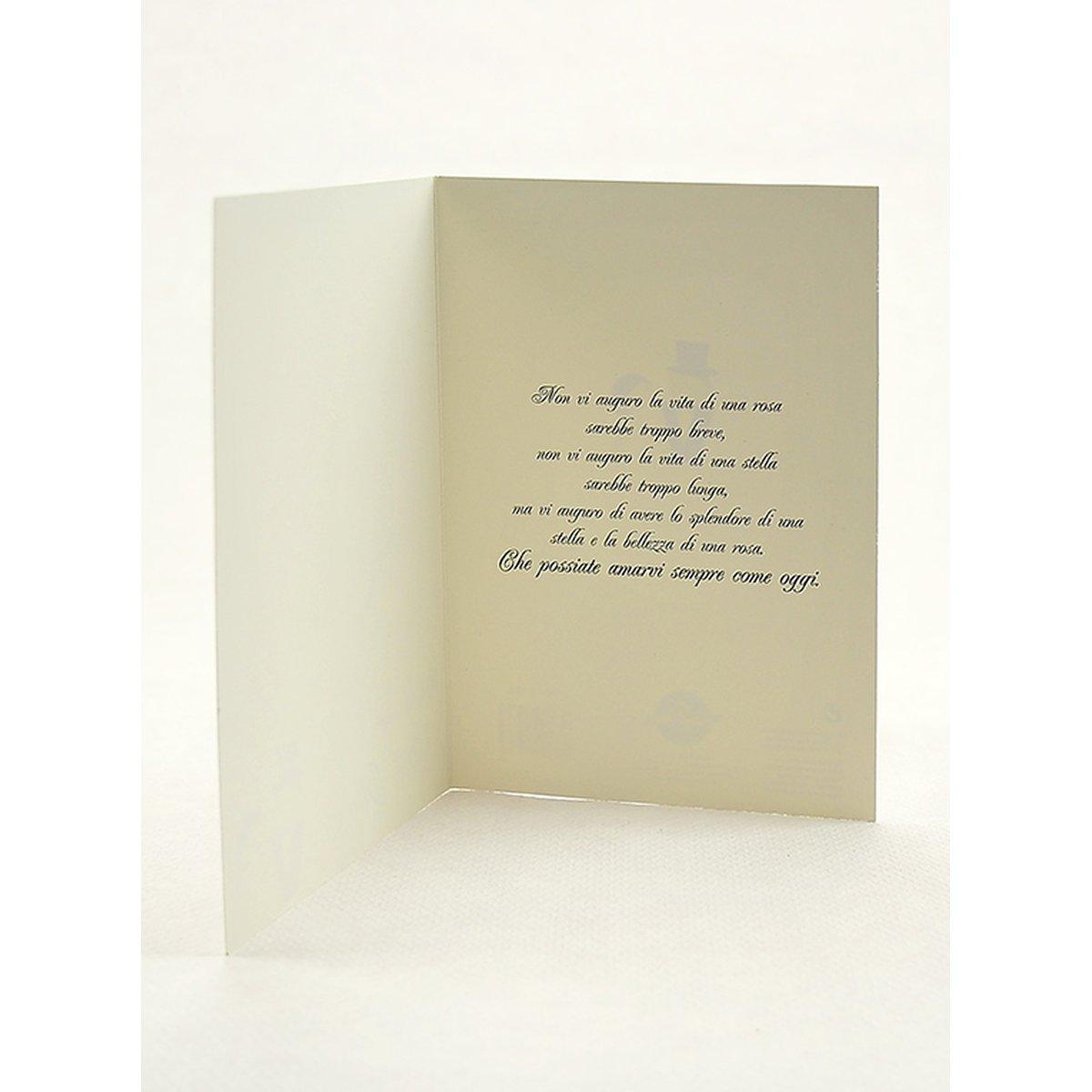 Biglietto Auguri Matrimonio cm.19xh13 6 Modelli |M2 Store