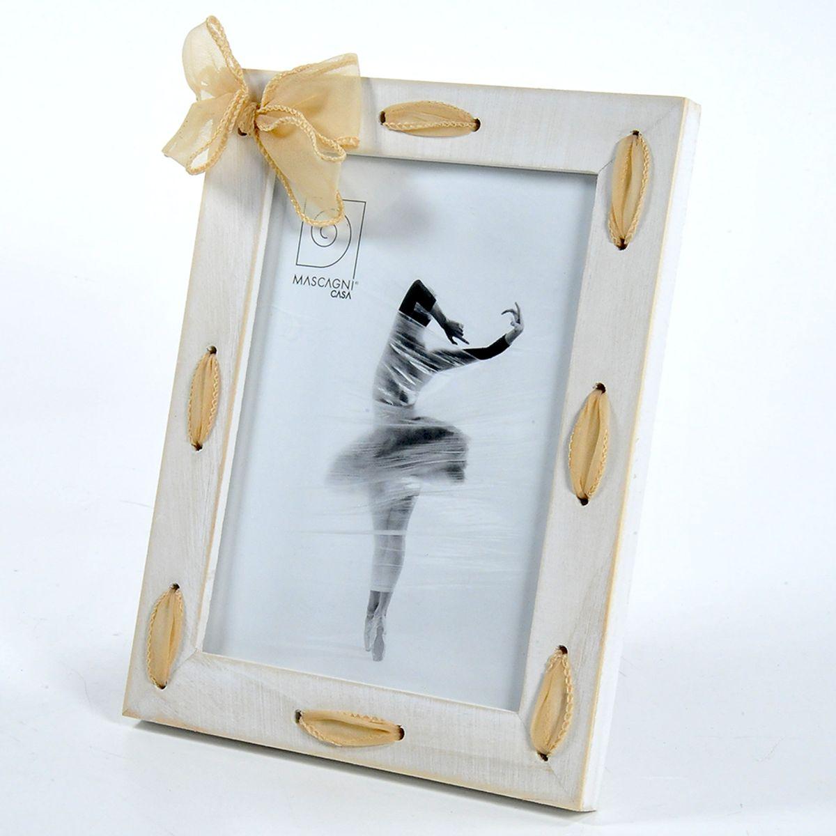 Cornice Legno cm.13x18 con Fiocco Ecr | Mascagni