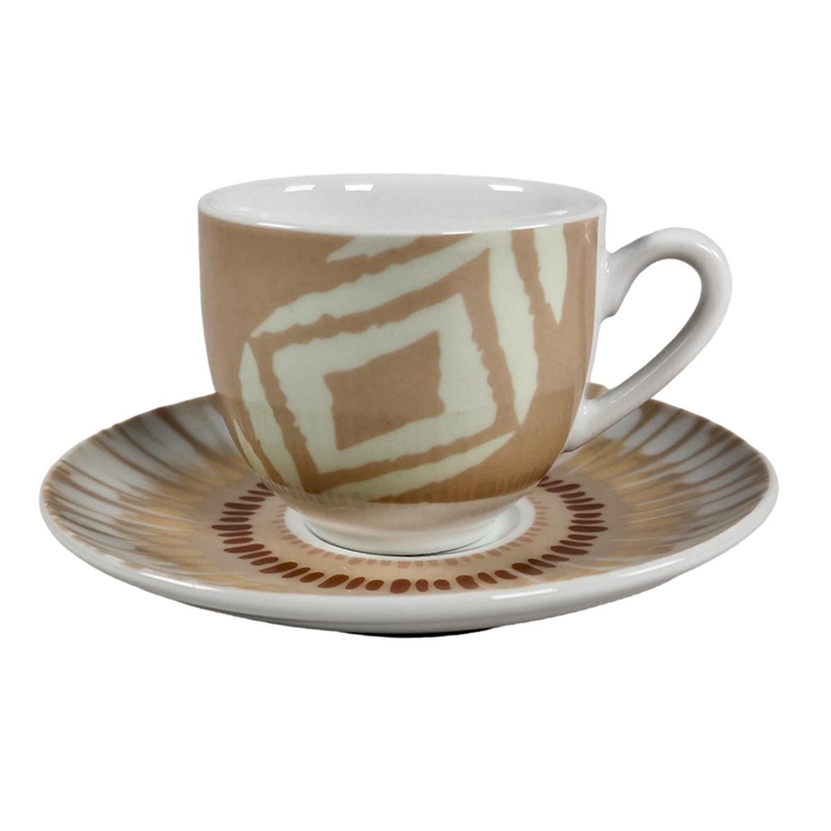 Tazzine Caff Set pz.6 Porcellana Fade Abaca | Fade