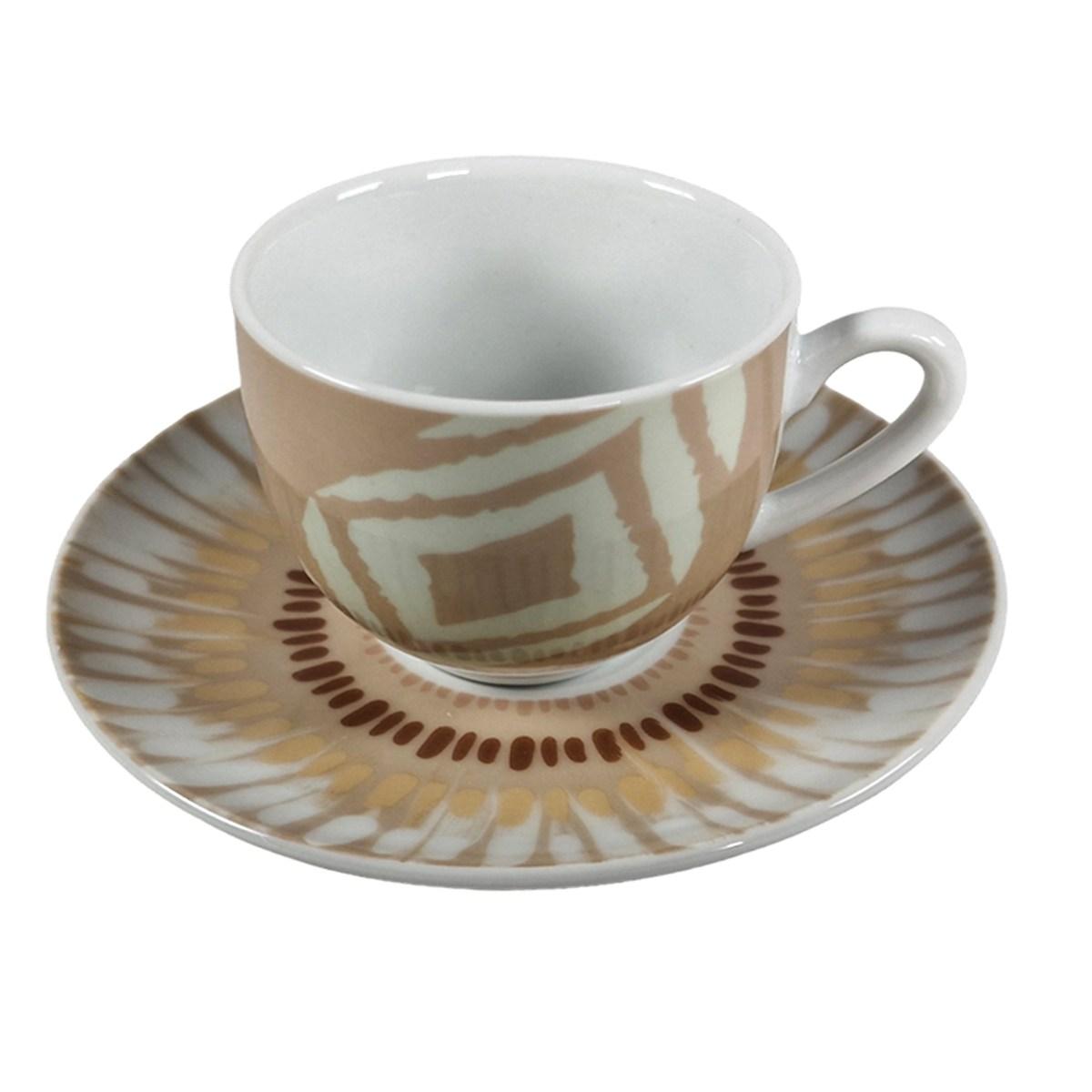 Tazzine Caff Set pz.6 Porcellana Fade Abaca | Fade