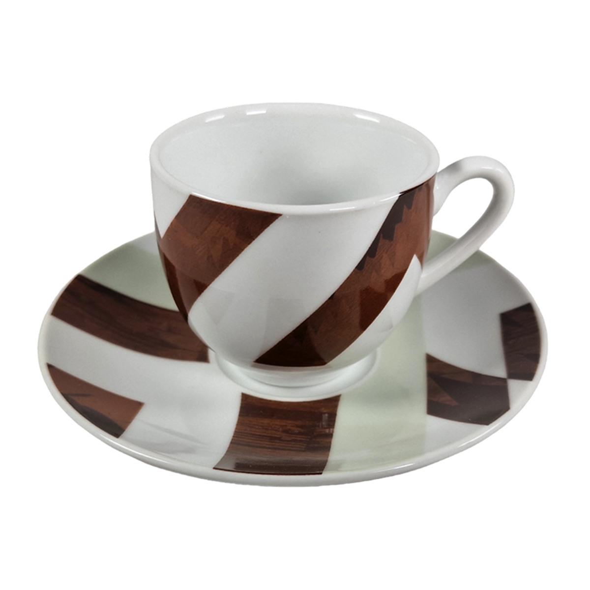 Tazzine Caff Set pz.6 Porcellana Fade Abaca | Fade